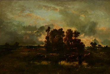 Nedves legelő, 1870 körül